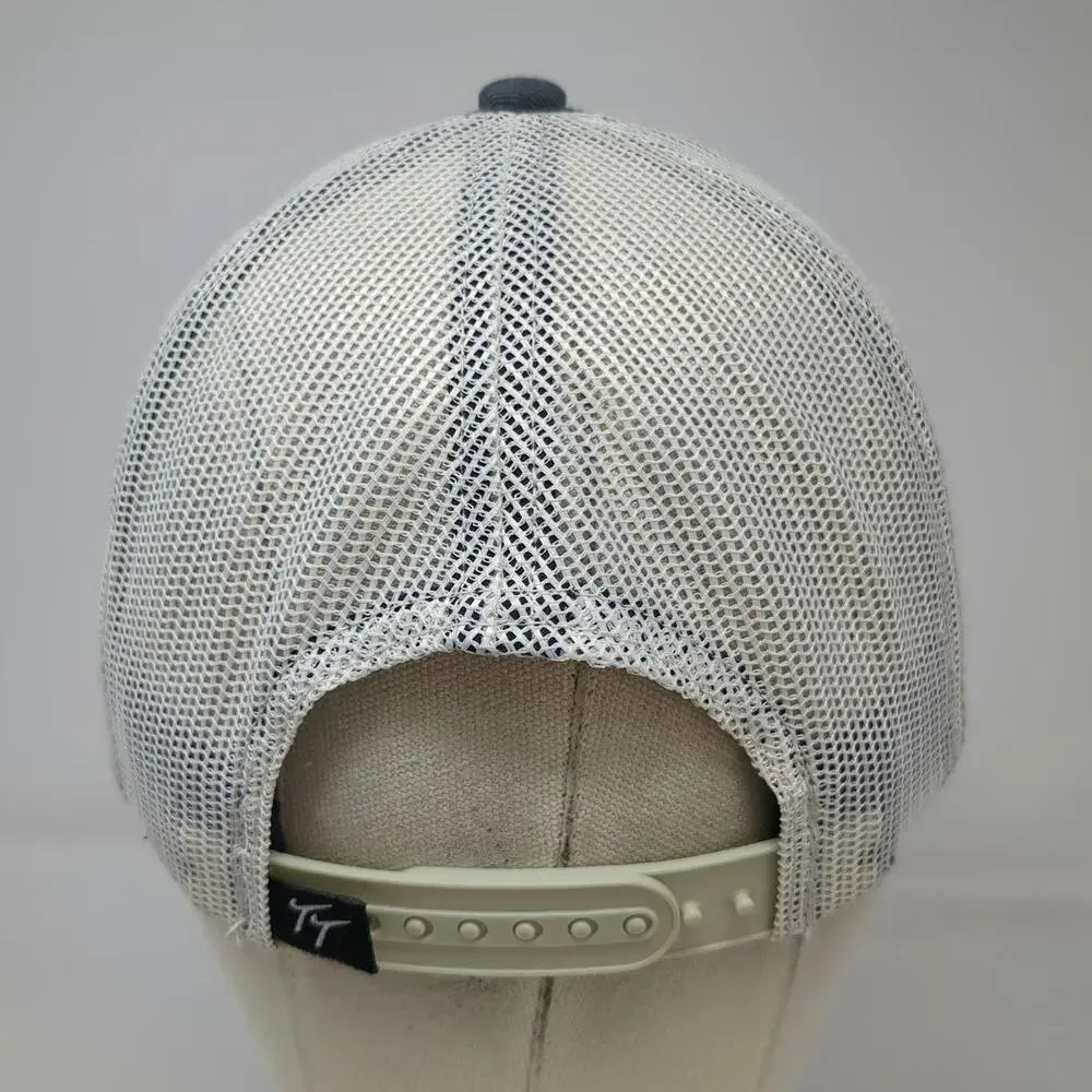 Town Talk Trucker Hat Blue One Size Mesh Snapback Hillcrest Country Club Golf